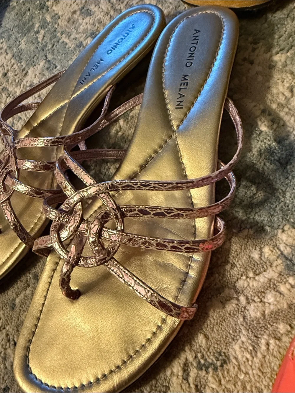 3 pairs size 8 1/2 women’s sandals, great brands and styles.